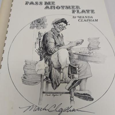 Porcelain Painting Books Wanda Clapman - Signed By Artist Mark Clapman