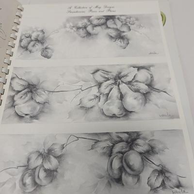 Porcelain Painting Books Wanda Clapman - Signed By Artist Mark Clapman
