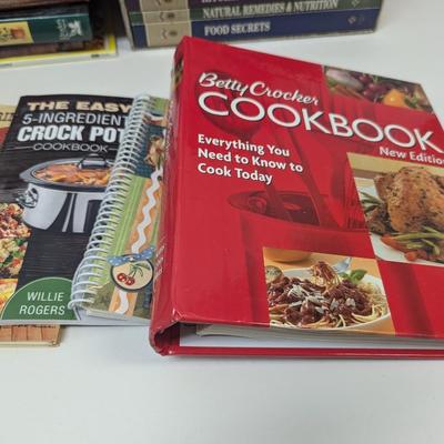 Collection Of Cookbooks & Home Repair
