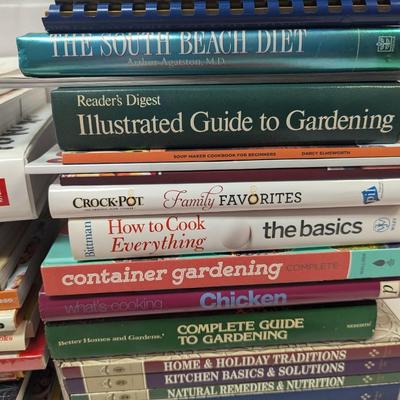 Collection Of Cookbooks & Home Repair