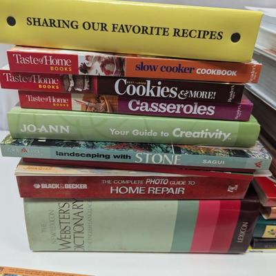 Collection Of Cookbooks & Home Repair