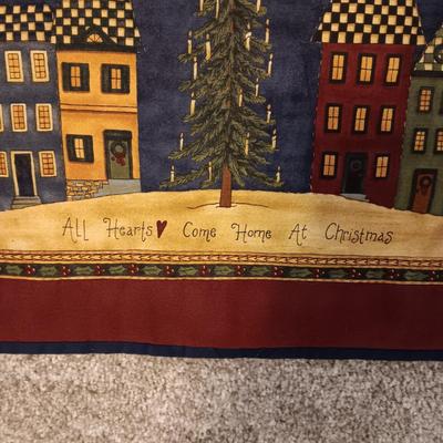 3 HANDMADE QUILTED WALL HANGINGS