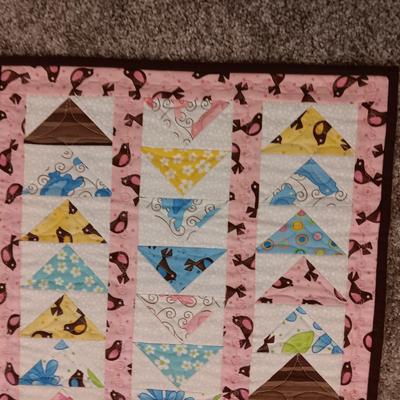 HANDMADE QUILTED WALL HANGINGS/TABLE RUNNERS W/EASTER THEME