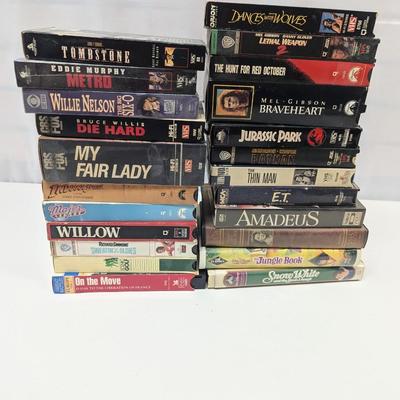 Collection Of VHS Tapes