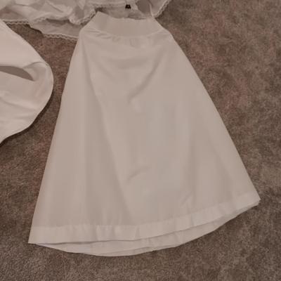 DAVID'S BRIDAL GORGEOUS WEDDING DRESS AND FLOWER GIRL DRESS