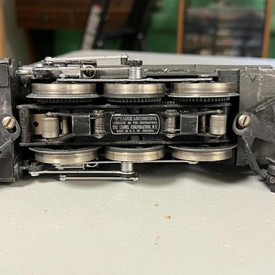 Prewar Lionel #225-E 1938-1942 Gunmetal Gray "O" Gauge Steam Locomotive w/ Matching #2225W Whistle Tender