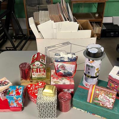 Holiday Gift Boxes Lot