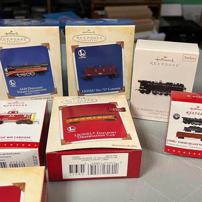 Hallmark Keepsake Train Ornaments Lot