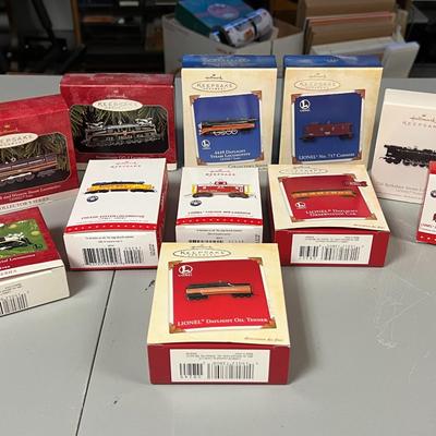 Hallmark Keepsake Train Ornaments Lot