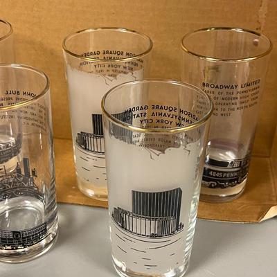 Train Themed Glasses- Set of 8
