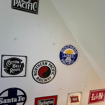 Railroad Tin Signs #1