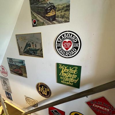 Railroad Tin Signs #2