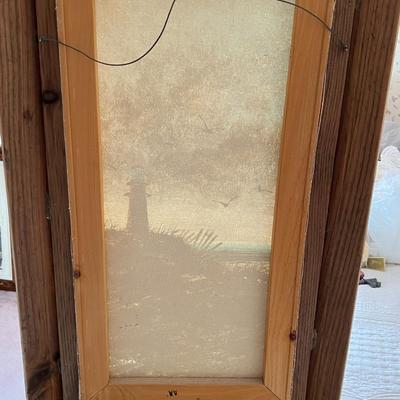 Seascape/Lighthouse Oil Painting- Signed by Artist (Gordon) 18.5" x 30.5"