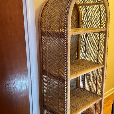 Wicker Shelf 63" x 25" x 14"