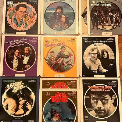 RCA SelectaVision VideoDisc Player w/ Lot of VideoDiscs