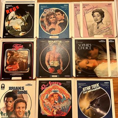 RCA SelectaVision VideoDisc Player w/ Lot of VideoDiscs