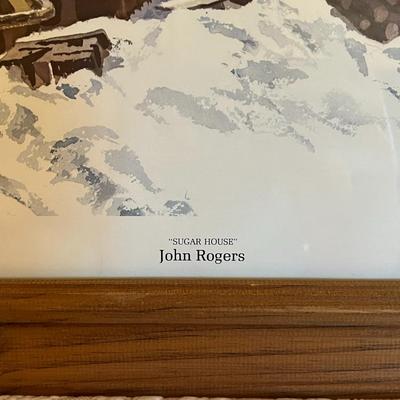 Framed Art - "Sugar House" by John Rogers- Artist Signature 32.5" x 26"