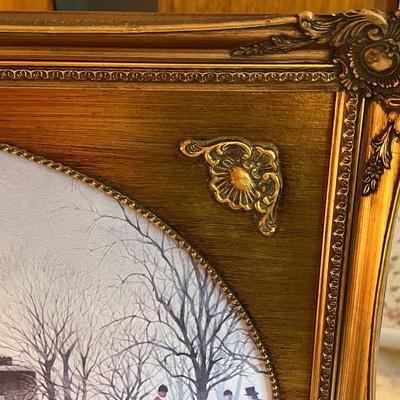 Framed "Hunting" Scene- 25" x 29"