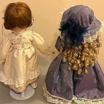 Porcelain Dolls- Lot of 2