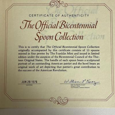 The Official Bicentennial Spoon Collection