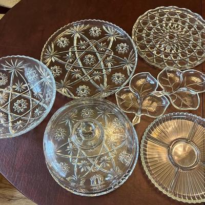 Vintage Cut Glass Table Ware