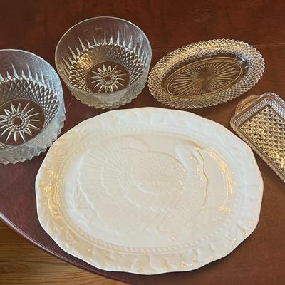 Large Turkey Platter Lot