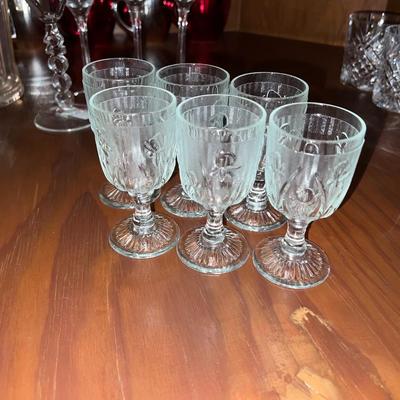 Vintage Goblets- set of 6