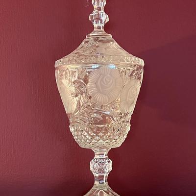 Crystal Candy Dish w/ Lid