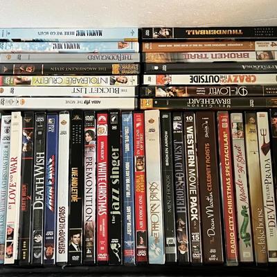 DVD Player w/ DVDs Lot