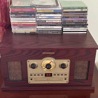 Sylvania Record/CD Player w/ CDs