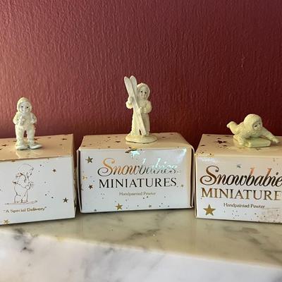 Snowbabies Miniatures Lot