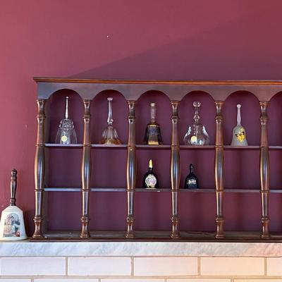 Bell Lot w/ Wood Display Shelf