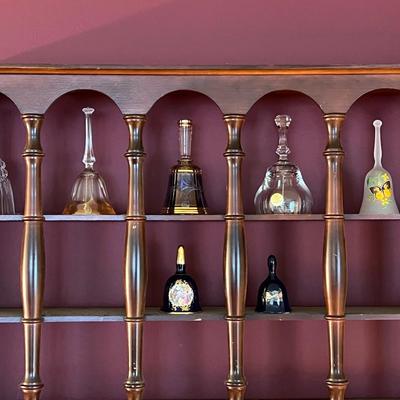 Bell Lot w/ Wood Display Shelf