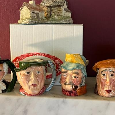 British Miniature Toby Mug Lot