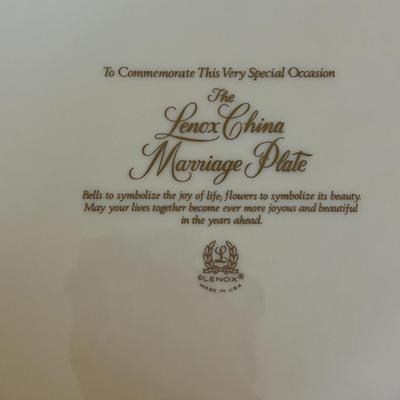 Lenox "Marriage Plate" Lot