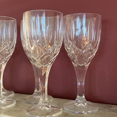 Gorham Crystal "Lady Anne" Wine Glasses- Set of 16