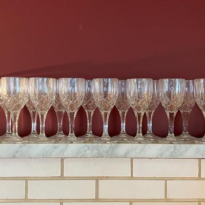 Gorham Crystal "Lady Anne" Wine Glasses- Set of 16