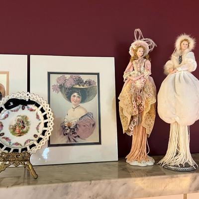 Victorian Lady Décor Lot