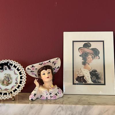 Victorian Lady Décor Lot