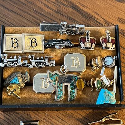 Tie Clips and Cuff Links Lot