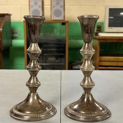 Sterling Silver Weighted Candle Sticks