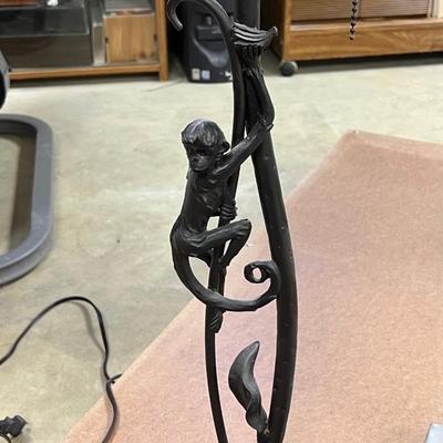 Cast Iron Monkey Lamp Lot
