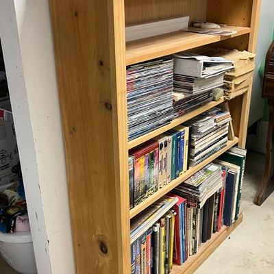 Oak Book Shelf 38.5" x 48" x 11.25"