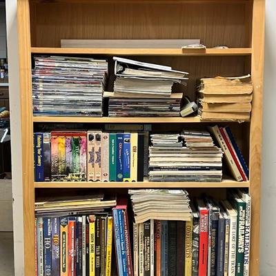 Oak Book Shelf 38.5" x 48" x 11.25"