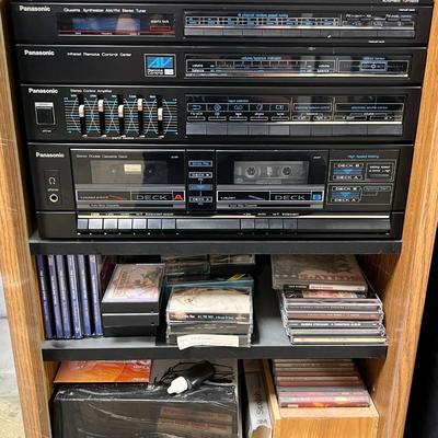 Sony Stereo System w/ Sony Cabinet