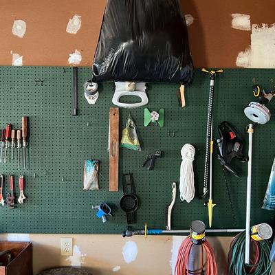 Tools (peg board NOT included)