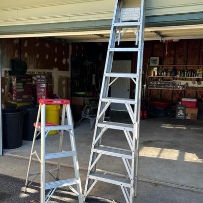 3 Werner Ladders- tallest is 9 feet