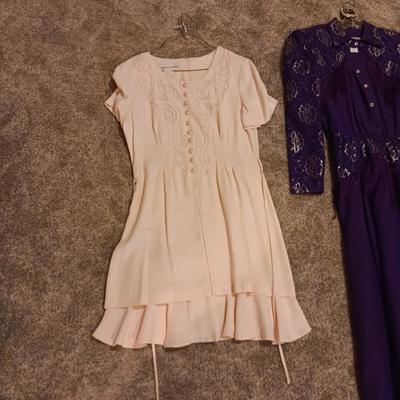 LADIES PURPLE WESTERN DRESS AND GIRLS BETSY'S THINGS DRESS
