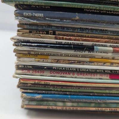 Collection Of Vintage Records
