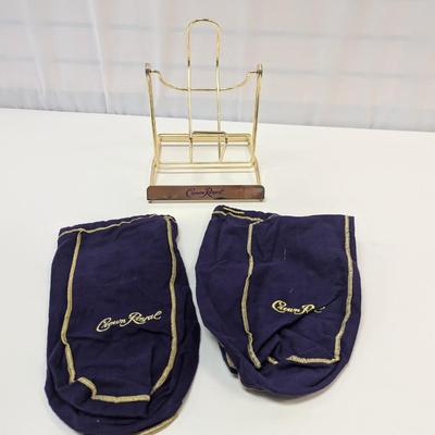 Crown Royal Tipper Swinging Bottle Holder & Bags